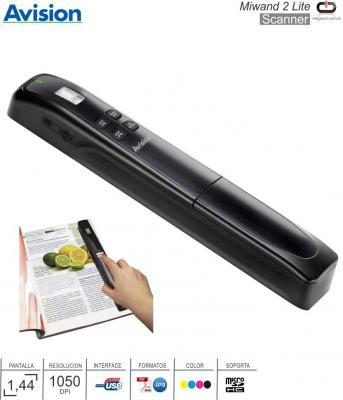 Scanner Portatil 1050DPI AVISION Miwand 2 Lite