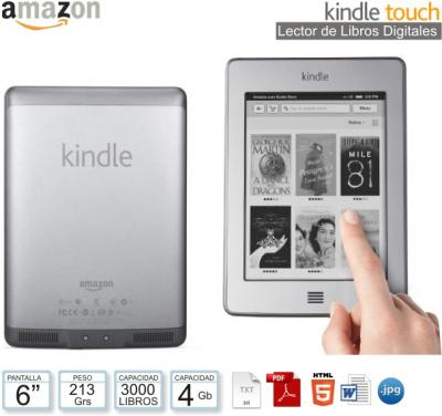 Lector de Libros AMAZON KINDLE Touch