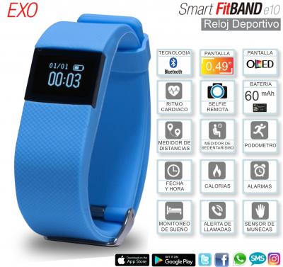 Reloj Deportivo EXO SMART FIT BAND E10