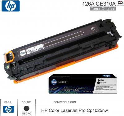 Toner HP 126A CE310A Neg