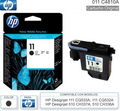 Cart HP 011 C4810A Negro