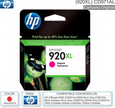 Cart HP 920XL CD973AL Mag