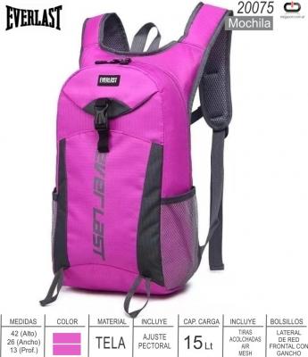 Mochila EVERLAST 20075 Runing Fuc 13 Lts