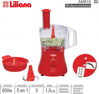 Multiprocesadora 650w LILIANA AM610