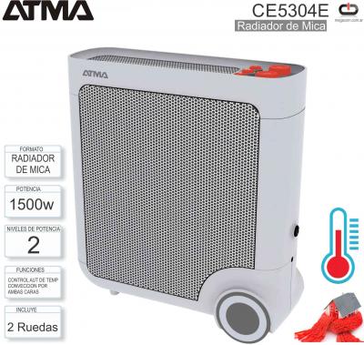 Radiador de Mica 1500w ATMA CE5304E