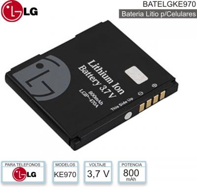 Bateria LG BATELGKE970 p/ KE 970