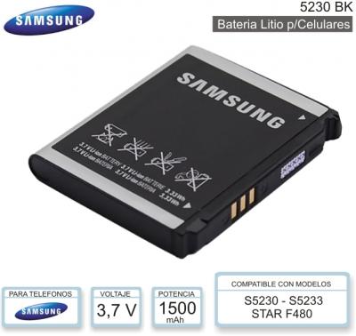 Bateria SAMSUNG 5230 BK