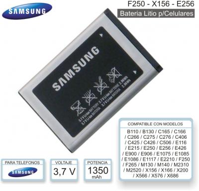 Bateria SAMSUNG F250 - X156 - E256