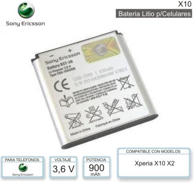 Bateria SONY ERICSSON x10