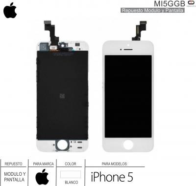 Modulo Pantalla APPLE MI5GGB iPhone 5 Blanco