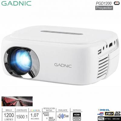 Proyector GADNIC PGD1200 1200L HDMI 