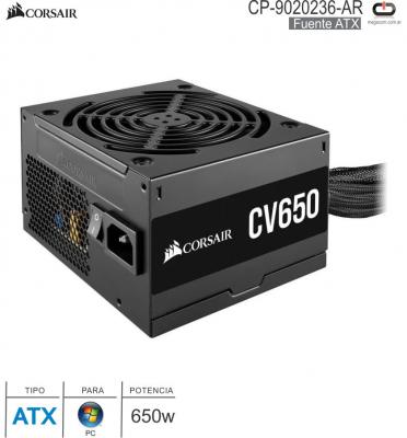 Fuente ATX 0650W CORSAIR CP-9020236-AR