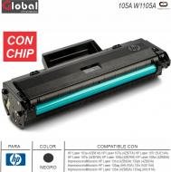 Toner Alt HP 105A W1105A Neg c/Chip GLOBAL