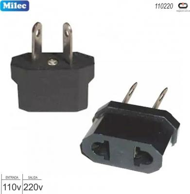 Adaptador Fichas 110V - 220V MILEC 110220