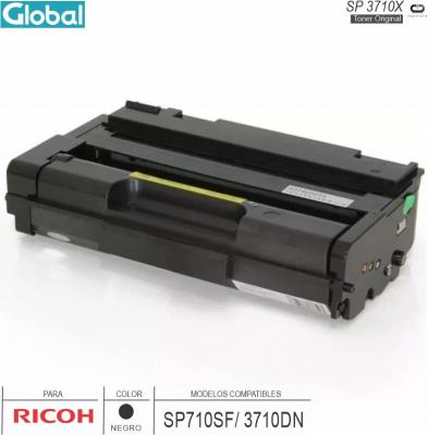 Toner Alt RICOH SP 3710 Neg GLOBAL