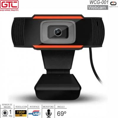 Webcam 1Mp GTC WCG-001 720P c/Mic