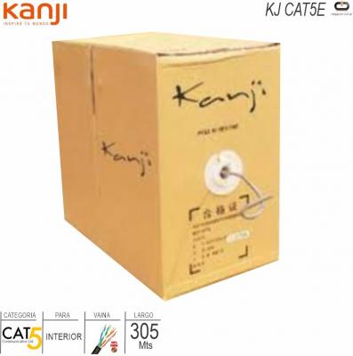 Cable UTP Cat5 Interior 305M KANJI KJ CAT5E