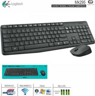 Teclado y Mouse Inalambrico LOGITECH MK295