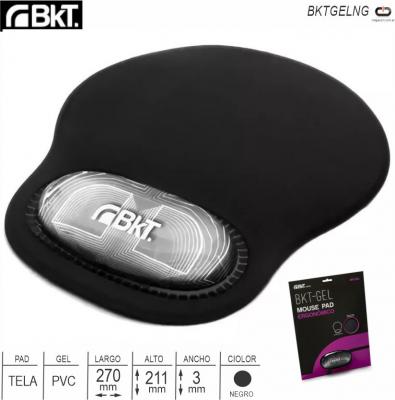 Pad Mouse con Gel BKT BKTGELNG Negro 