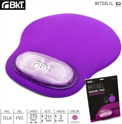 Pad Mouse con Gel BKT BKTGELVL Violeta