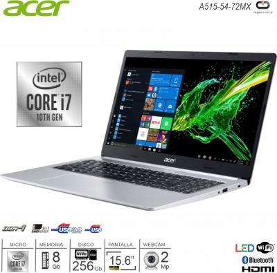 NOT 15 ACER A515-54-72MX I7-10510U 8GB SSD256