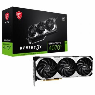 PCIE NVIDIA 12Gb MSI RTX 4070 Ti VENTUS 3X