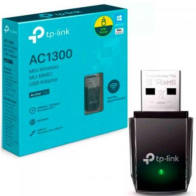 RED USB WIFI TP-LINK ARCHER T3U AC1300 D BAND