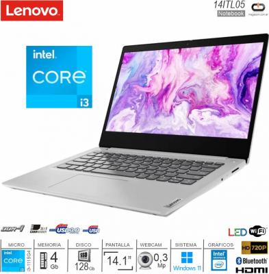 NOT 14 LENOVO 14ITL05 I3-1115G4 4GB 128GB W11